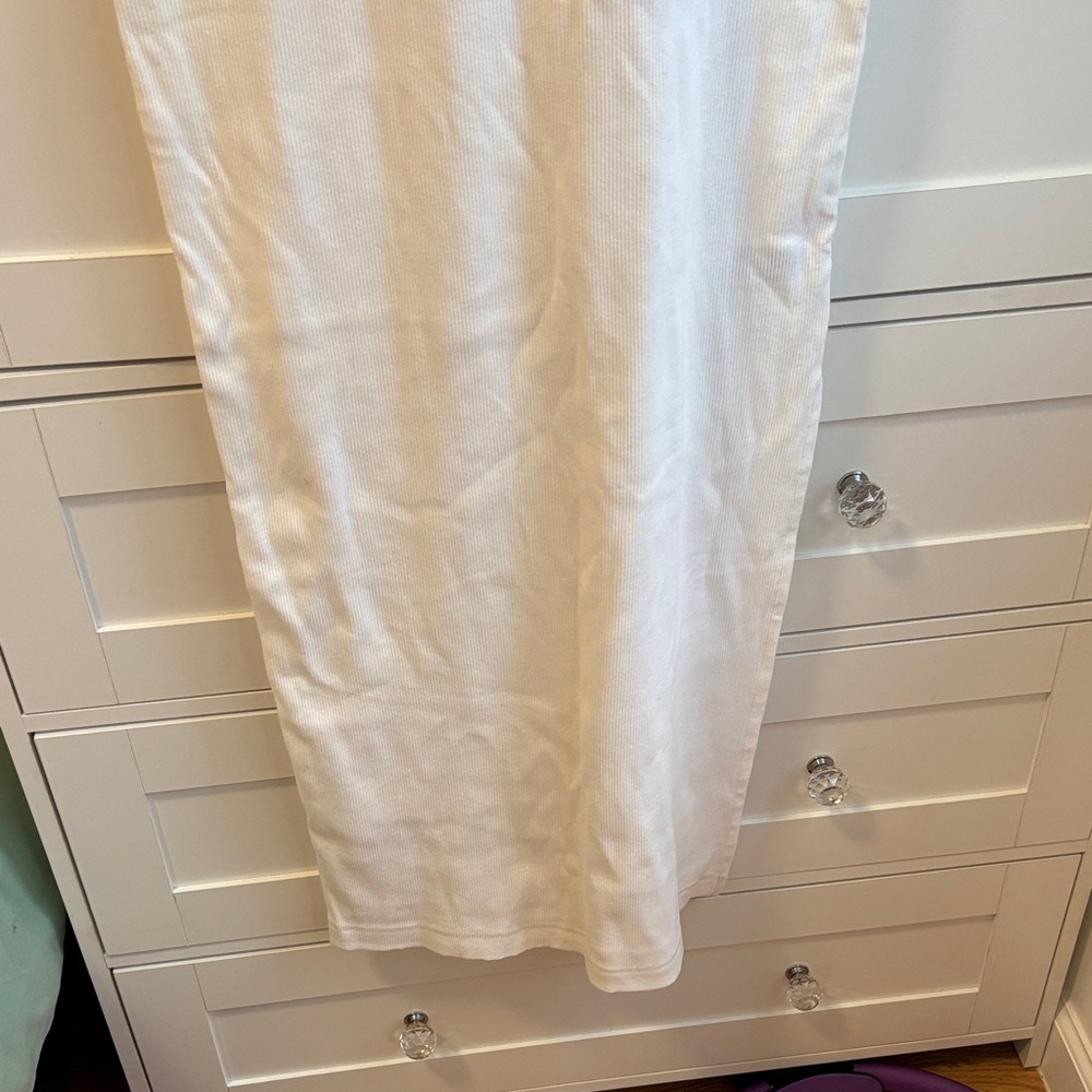 Universal Thread Ivory Ribbed Tee - image 3